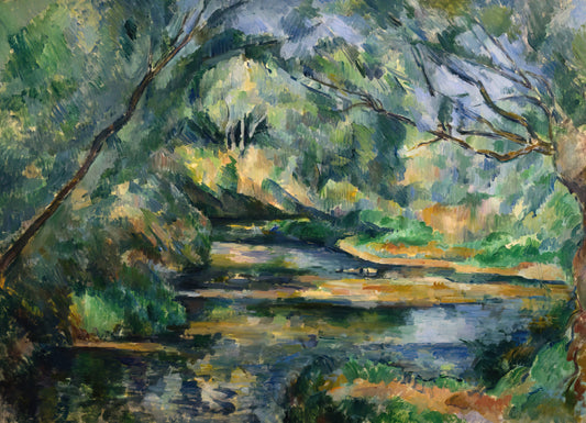 Late Cézanne Paintings: The Final Masterpieces That Transformed Modern Art - The Brook by Paul Cézanne