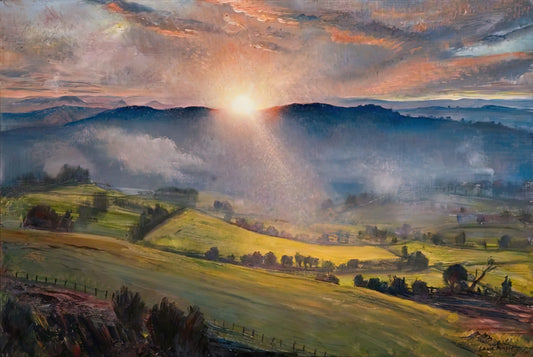 Laura Knight: A Daring Visionary Who Shattered Artistic Ceilings - SUNDOWN 1947 by Laura Knight