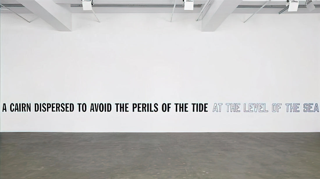 Lawrence Weiner: The Language Artist Who Redefined Conceptual Art - A Cairn Dispersed... - 2008 by Lawrence Weiner