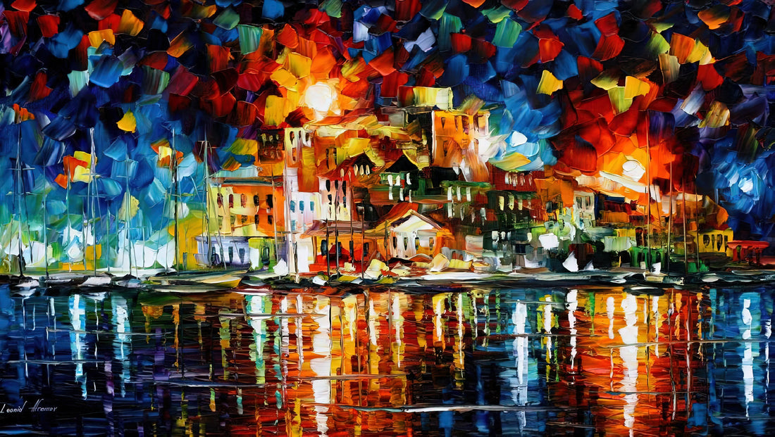 Leonid Afremov Canvas Wall Art: The Vibrant Palette of Modern Impressionism - Leonid Afremov by Leonid Afremov