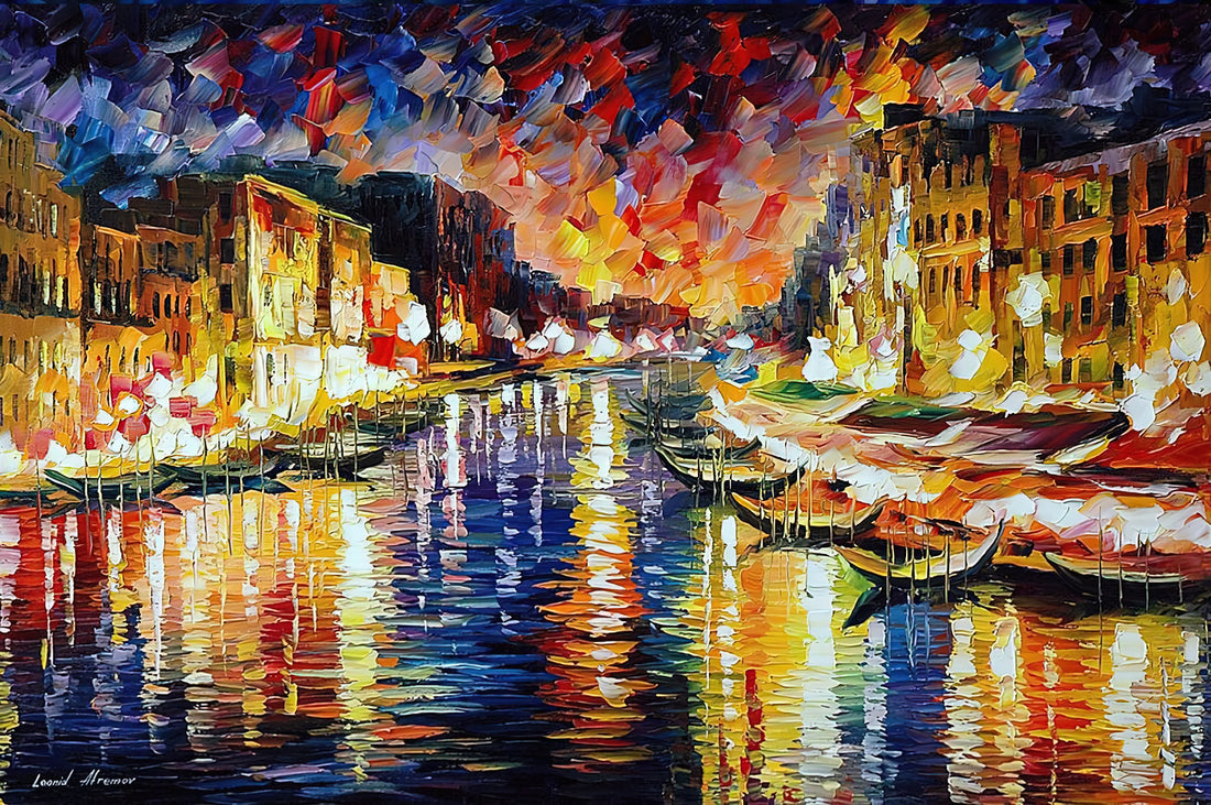 Leonid Afremov Prints: A Collector's Guide to His Vibrant Palette Knife Masterpieces - Leonid Afremov by Leonid Afremov
