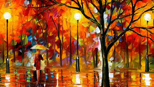 Leonid Afremov: The Master of Vibrant Impressionism and Palette Knife Artistry - Leonid Afremov by Leonid Afremov
