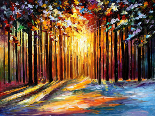 Leonid Afremov's Eiffel Tower: A Masterpiece of Modern Impressionism - Leonid Afremov by Leonid Afremov