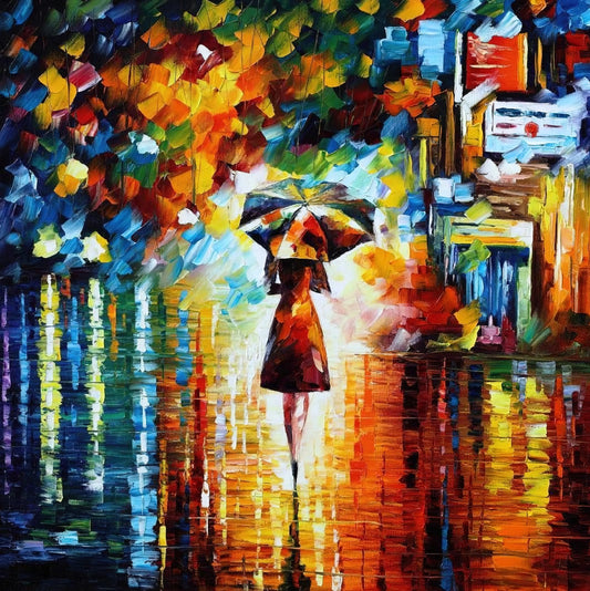Leonid Afremov's Paris Paintings: A Vibrant Ode to the City of Light - Leonid Afremov by Leonid Afremov