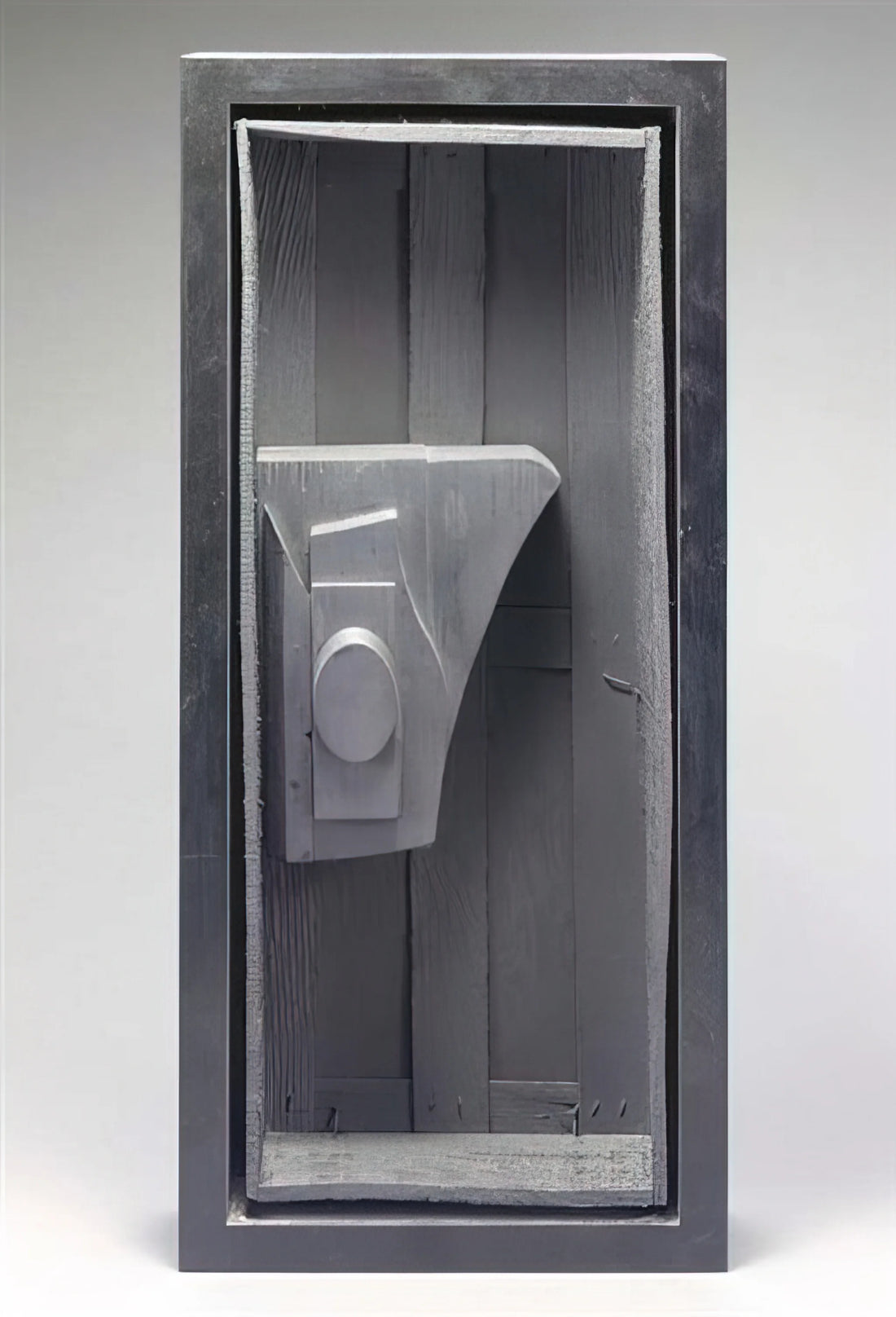 Louise Nevelson Relief Sculpture: The Monochromatic Master of Assemblage - VOYAGE NO II by Louise Nevelson