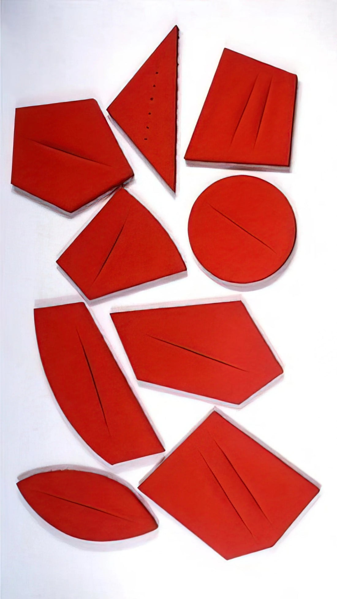 Lucio Fontana Canvas: The Revolutionary Spatial Concepts That Redefined Art - I quanta - 1960 by Lucio Fontana