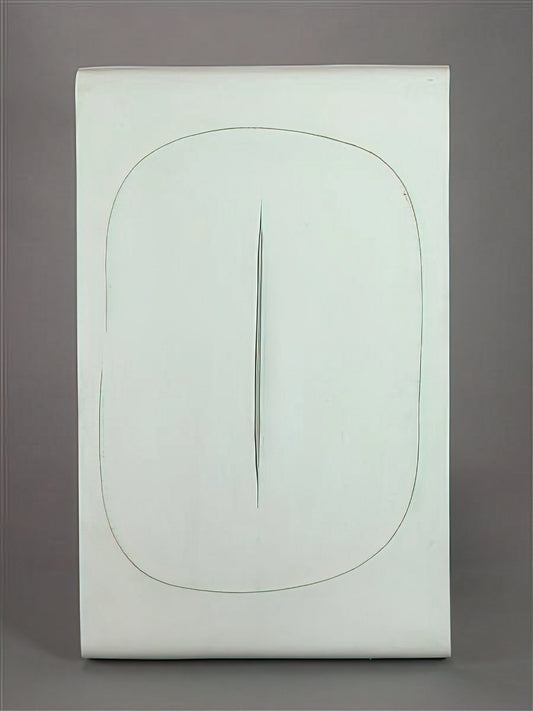 Lucio Fontana at MoMA: Spatialism, Cuts, and the Legacy of a Revolutionary Artist - Concept Spatiale - 1968 by Lucio Fontana