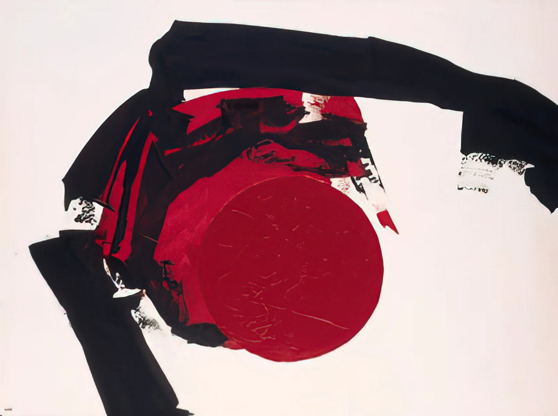Luis Feito Prints: A Journey Through Spanish Abstract Expressionism - COMPOSITION I by Luis Feito