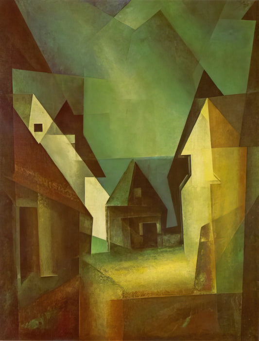 Lyonel Feininger Reproductions: Capturing the Architectonic Poetry of Modernism - GABERNDORF II 1924 by Lyonel Feininger