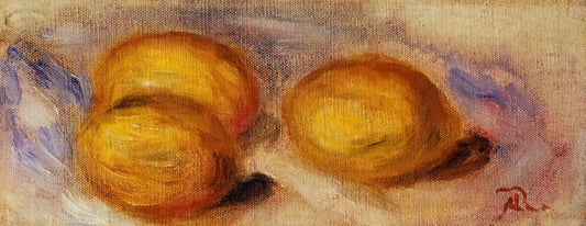 Madame Monet and Her Son: A Masterpiece by Renoir - Three Lemons by Pierre-Auguste Renoir