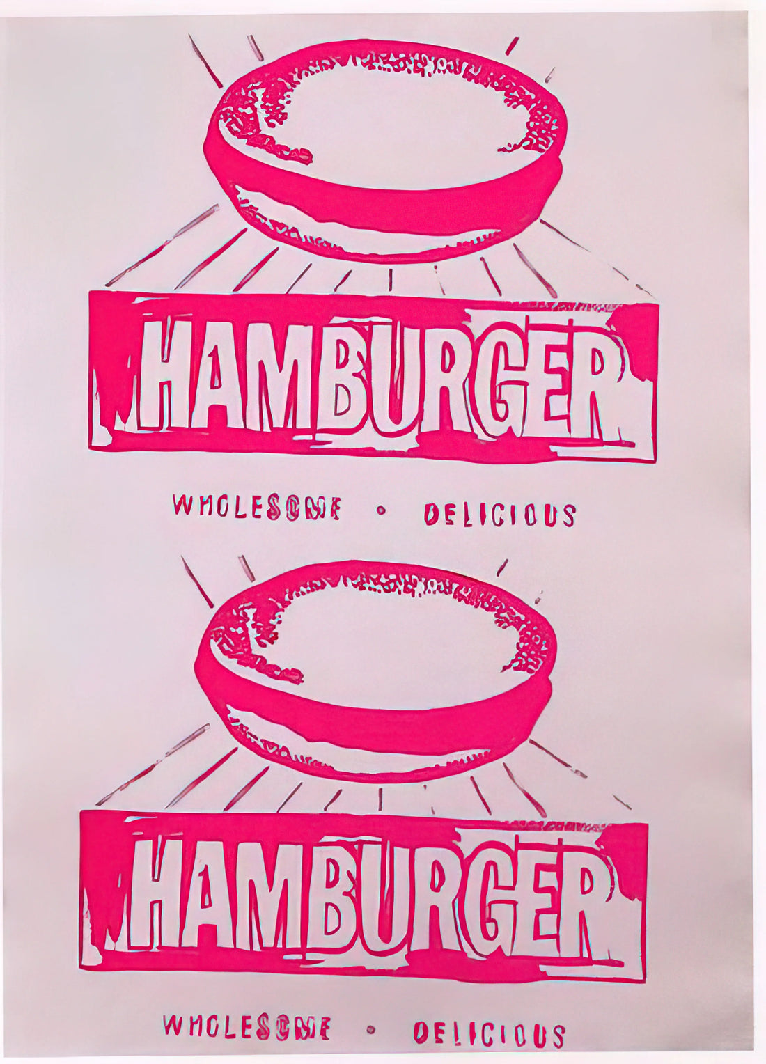 Madonna Pop Art: Andy Warhol's Enduring Cultural Iconography - Double Hamburger by Andy Warhol