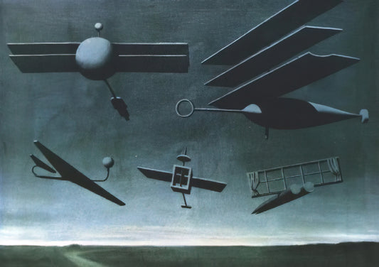 Magritte Framed Prints: Curating Surrealist Masterpieces for Your Collection - BLACK FLAG 1937 by Rene Magritte