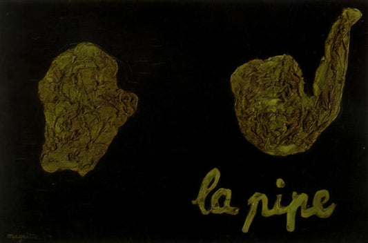 Magritte's 'La Ligne de Vie': Decoding the Surrealist Master's Artistic Philosophy - THE PIPE 1927 by Rene Magritte