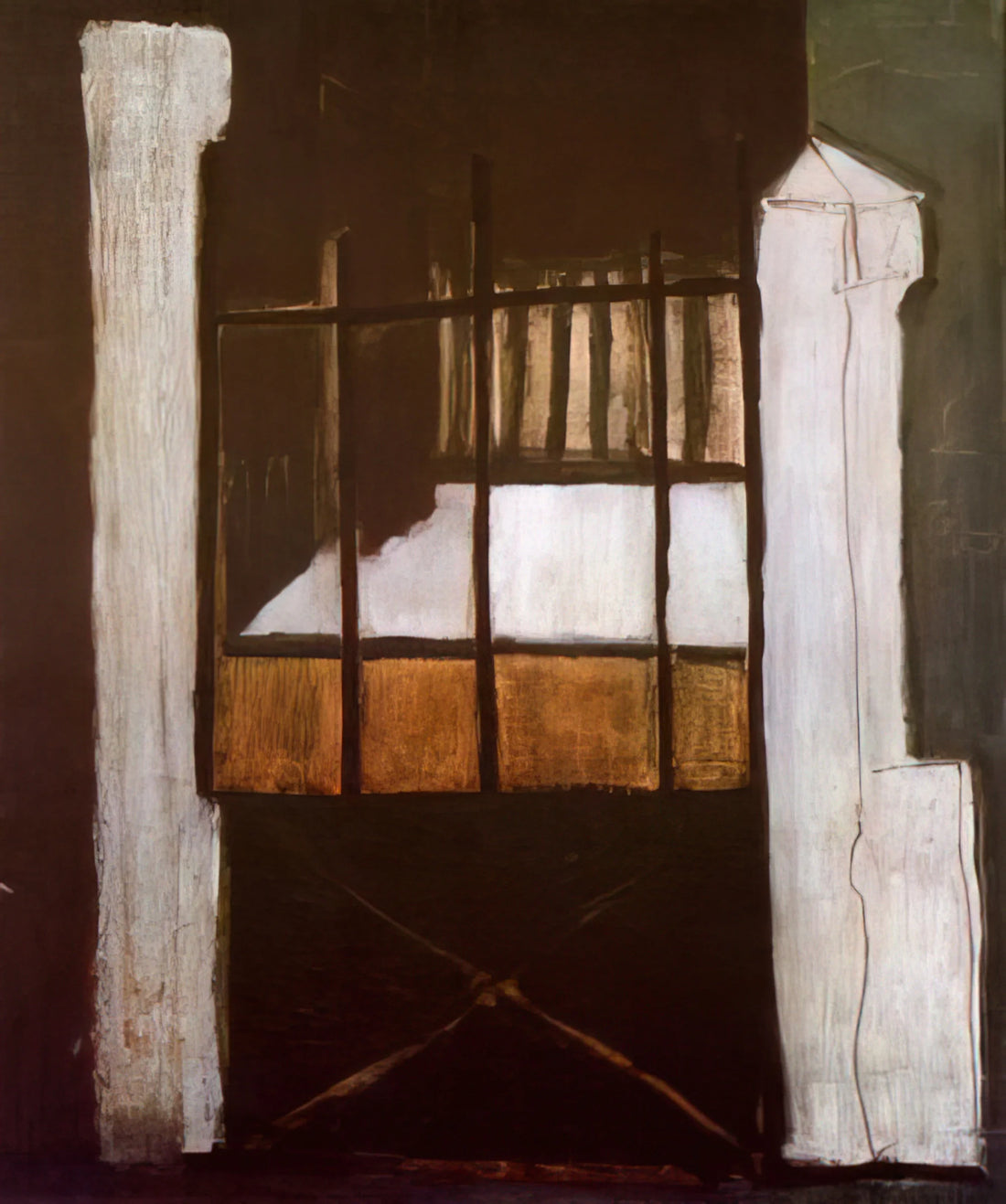 Maria Helena Vieira da Silva Prints: A Collector's Guide to Her Luminous Geometric Worlds - Villa des Camélias - 1932 by Maria Helena Vieira da Silva
