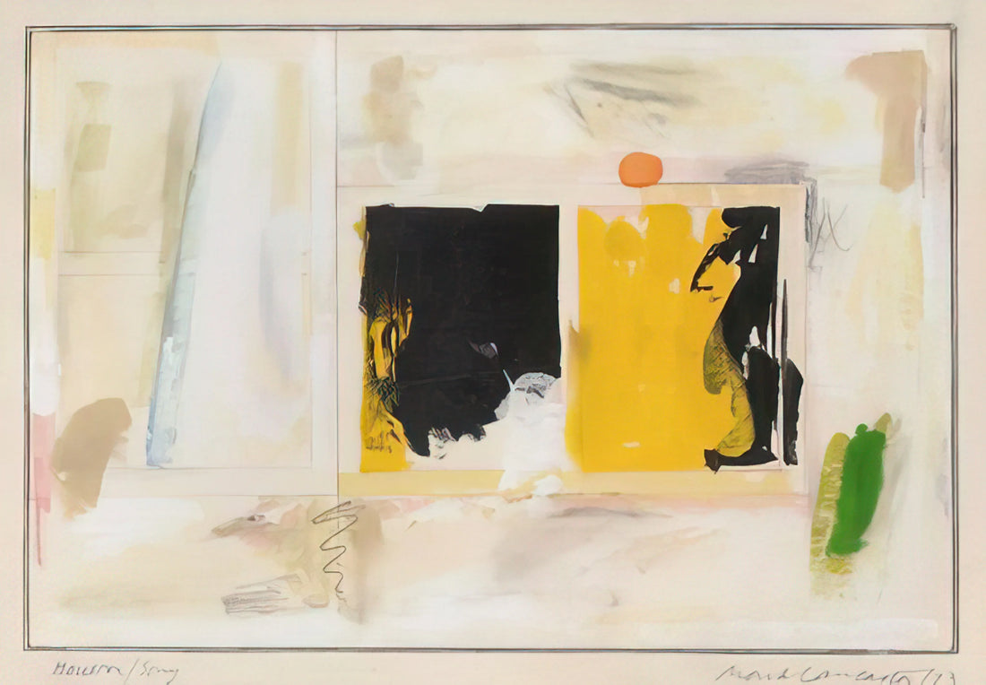Mark Lancaster Print: The Abstract Elegance of a British Modernist Master - HoustonSony - Abstract Expressionism by Mark Lancaster