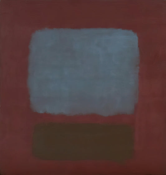 Mark Rothko 1950: The Pivotal Year That Defined Color Field Painting - No. 37No. 19 Slate Blue and Brown on Plum - 1958 by Mark Rothko