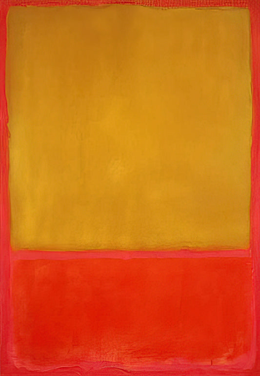 Mark Rothko Blue Orange Red 1961: A Masterpiece of Color Field Painting - Ochre and Red on Red - 1954 by Mark Rothko