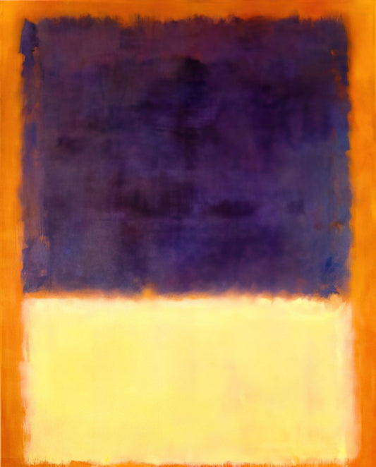 Mark Rothko Blue: The Emotional Power of Color in Abstract Expressionism - Red, Orange, Tan and Purple - 1954 by Mark Rothko