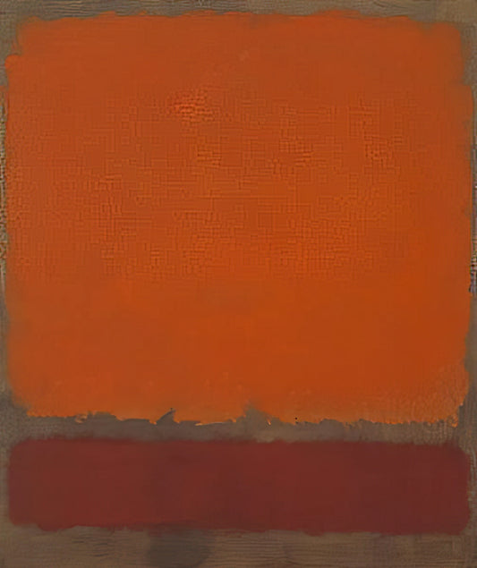 Mark Rothko Chapel: A Contemplative Masterpiece of Light, Color, and Spirituality - Ochre and Red on Red - 1962 by Mark Rothko