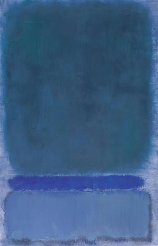 Mark Rothko No. 3 1967: A Deep Dive into the Artist's Late Masterpiece - Untitled Green on Blue - 1968 by Mark Rothko