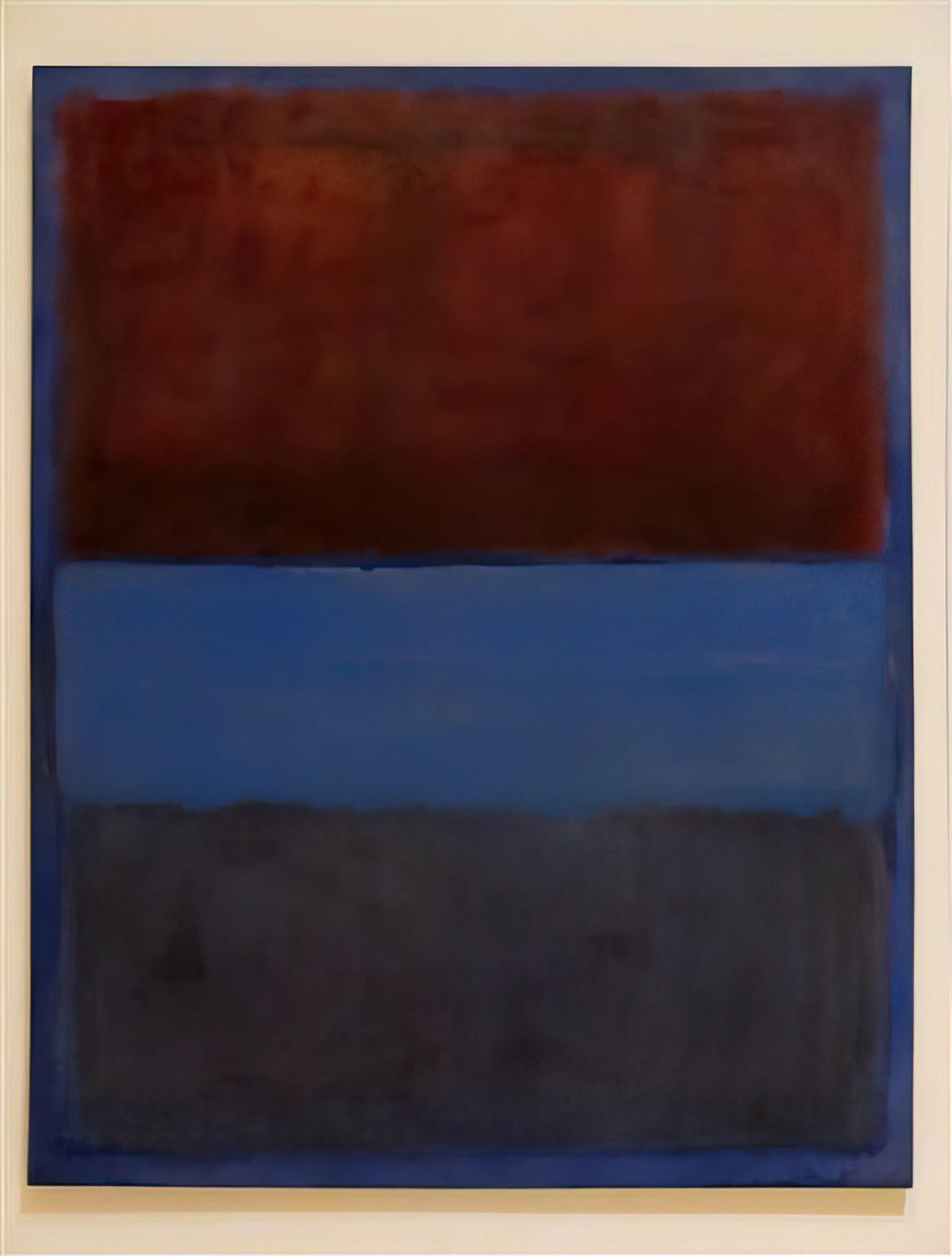 Mark Rothko Red and Blue: A Journey into the Sublime - No.61 Rust and Blue - 1953 by Mark Rothko