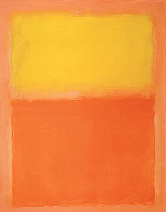 Mark Rothko Studio: The Sacred Space Where Color Became Emotion - Orange and Yellow - 1956 by Mark Rothko