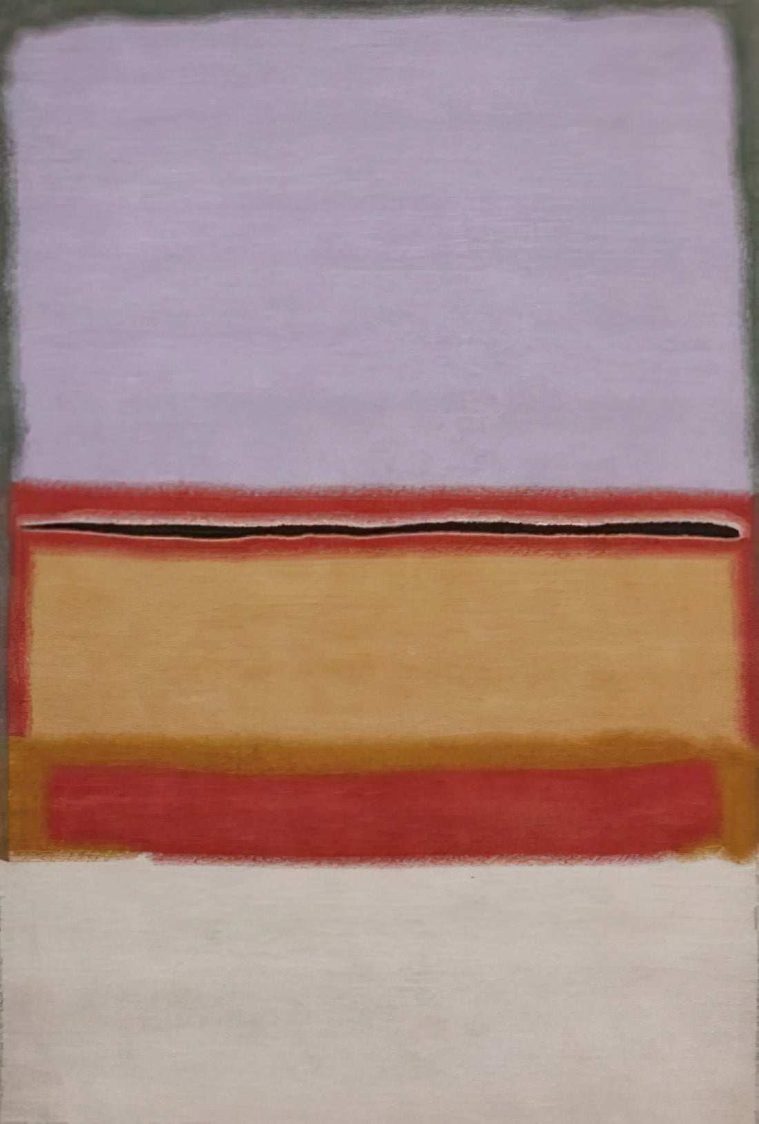 Mark Rothko Yellow Blue: The Emotional Power of Color Field Painting - Orange over Violet - 1968 by Mark Rothko