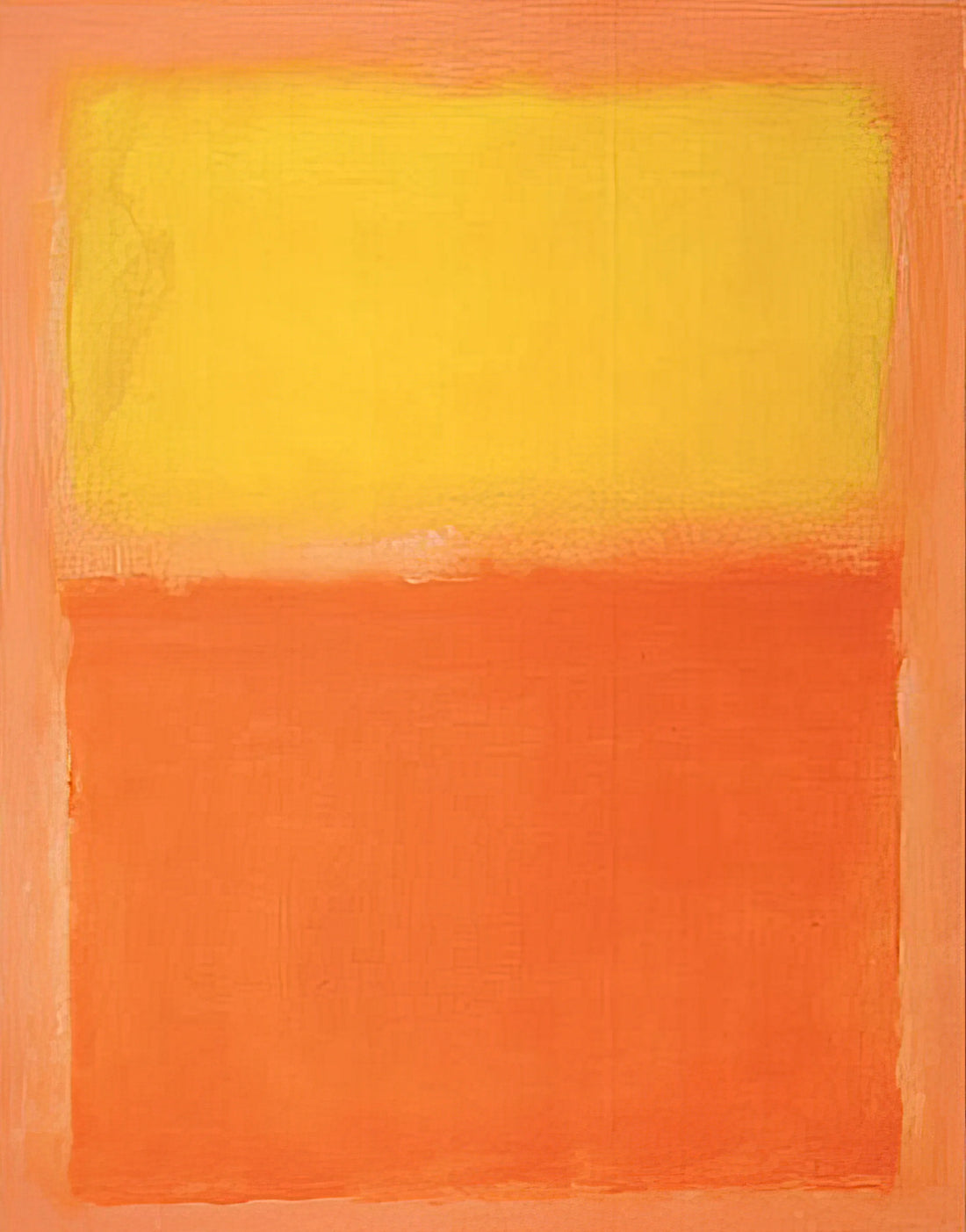 Mark Rothko in the 1940s: The Transformative Decade That Redefined Modern Art - Orange and Yellow - 1956 by Mark Rothko