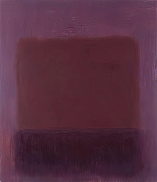 Mark Rothko's Painting No. 7: A Portal to the Sublime - Purple Brown - 1957 by Mark Rothko