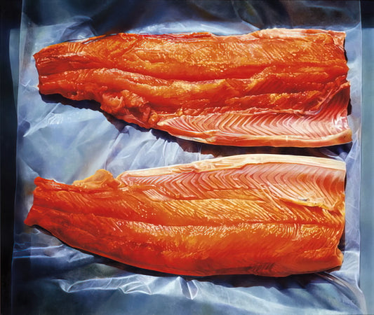 Mary Pratt Art Prints: Capturing the Luminous Beauty of Canadian Realism - Split Grilse - 1979 by Mary Pratt