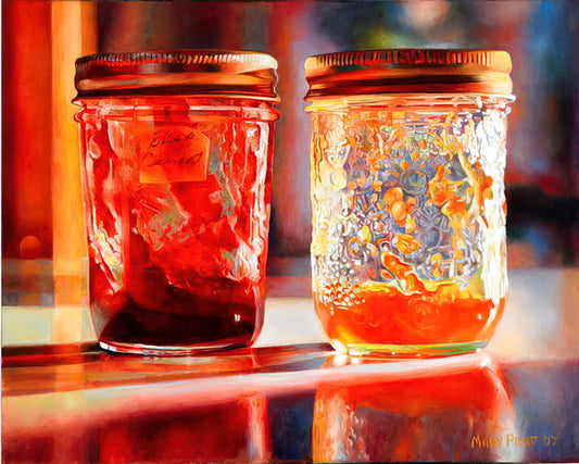 Mary Pratt Posters for Sale: A Guide to Collecting the Artist's Iconic Prints - Smears of Jam, Lights of Jelly - 2007 by Mary Pratt