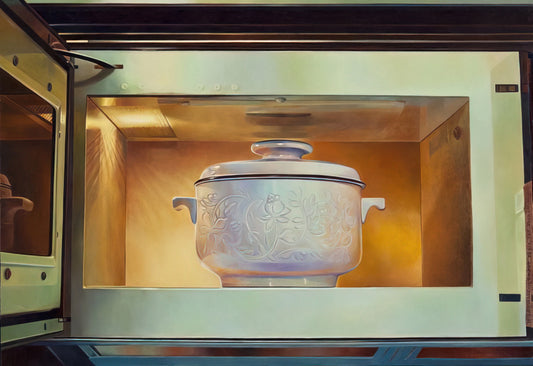 Mary Pratt Reproductions: Capturing the Luminous Realism of a Canadian Master - Romancing the Casserole - 1985 by Mary Pratt