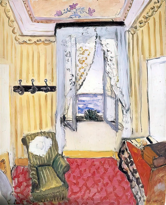 Matisse 1920: The Decade of Transformation in Modern Art - MY ROOM AT THE BEAU RIVAGE 1918 by Henri Matisse