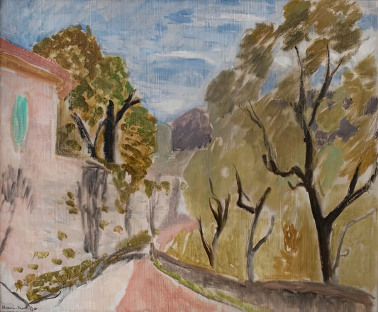 Matisse 1952: The Final Chapter of a Revolutionary Artistic Journey - PAYSAGE OU RUE DANS LE MIDI 1918 by Henri Matisse