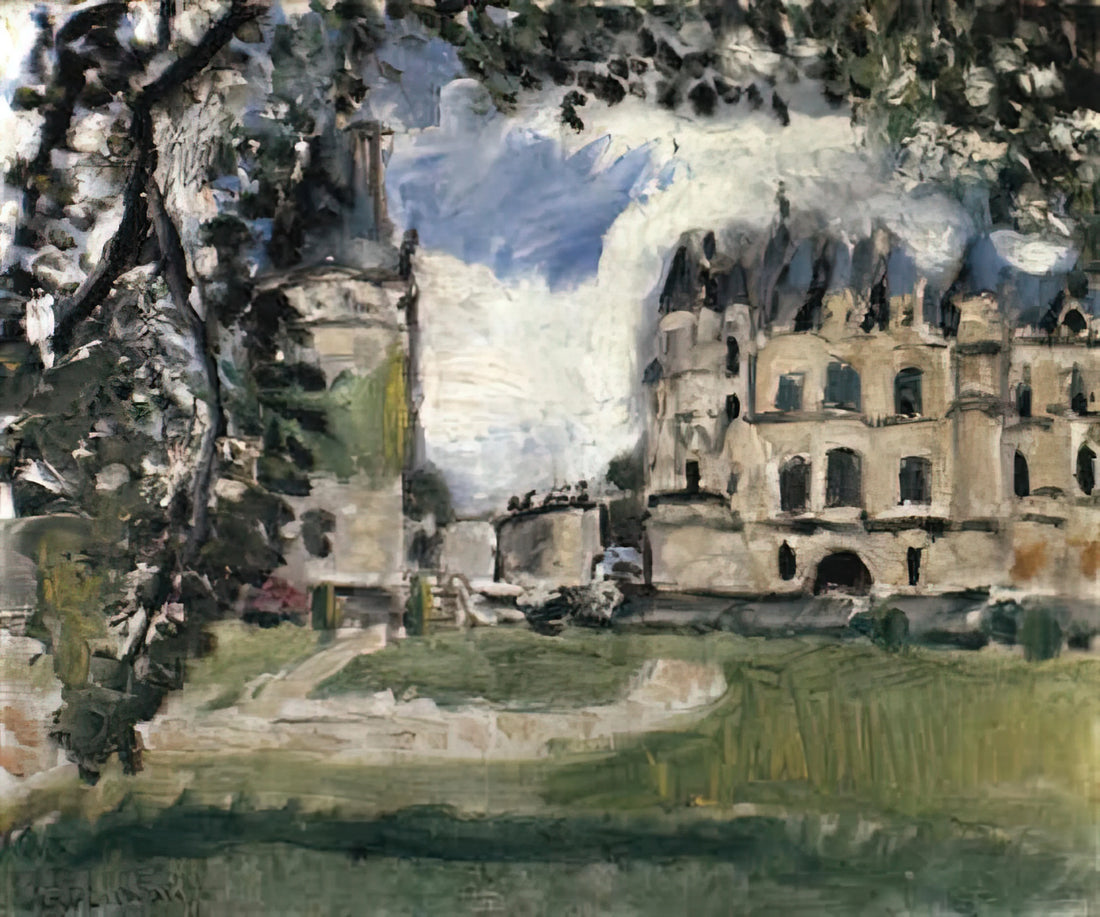 Matisse Blue Dancer Print: A Collector's Guide to Fauvist Mastery - CHATEAU DE CHENONCEAUX 1917 by Henri Matisse