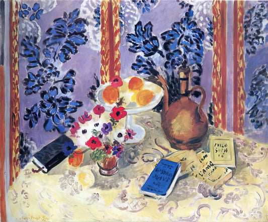 Matisse Les Velours Print: A Collector's Guide to the Master's Textile-Inspired Works - STILL LIFE 3 by Henri Matisse
