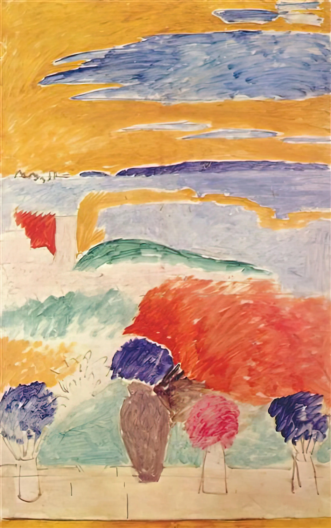 Matisse Painting 1910: The Pivotal Year That Redefined Modern Art - OPEN WINDOW AT TANGIER 1913 by Henri Matisse