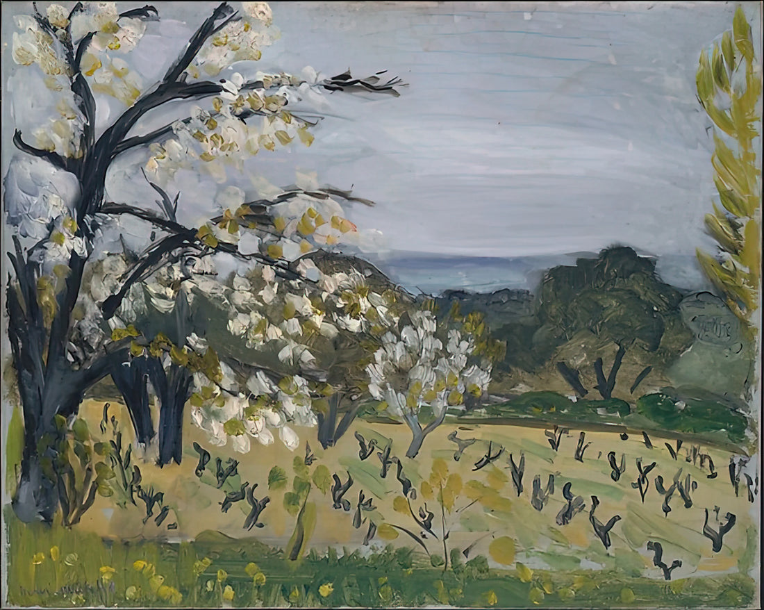 Matisse Pencil Drawings: The Intimate Line of a Modern Master - LANDSCAPE NICE 1919 by Henri Matisse