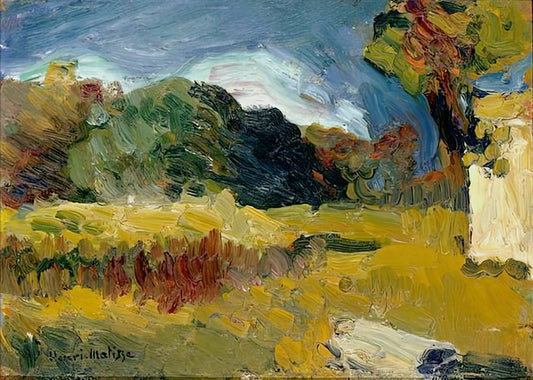 Matisse and Pop Art: An Unlikely Artistic Dialogue - LANDSCAPE OF CORSICA by Henri Matisse