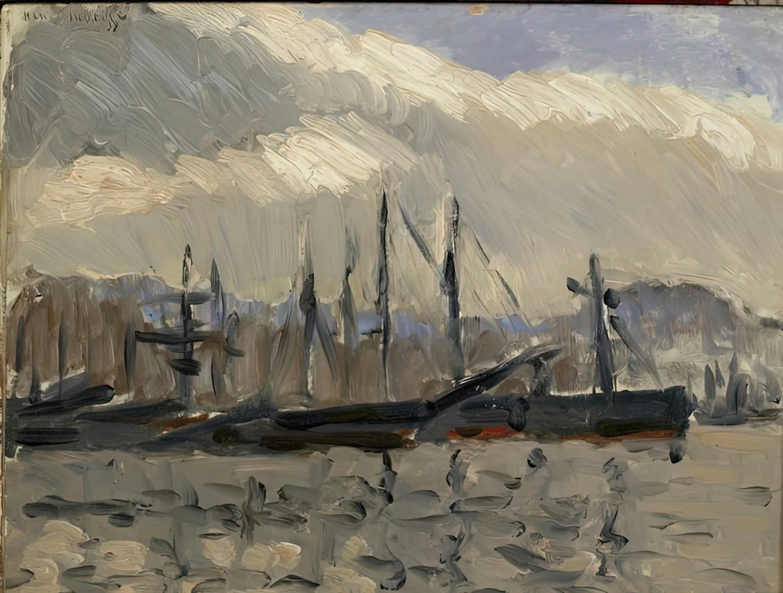Matisse at MoMA 2022: A Landmark Exhibition and Its Enduring Legacy - PORT DE CHERBOURG by Henri Matisse