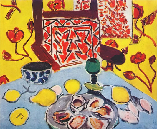 Matisse at the Met: A Curator's Guide to the Metropolitan Museum's Henri Matisse Collection - OYSTERS AND WOODEN ARMCHAIR 1943 by Henri Matisse
