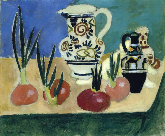 Matisse: The Essence of Life Through Color and Form - THE RED ONIONS 1906 by Henri Matisse