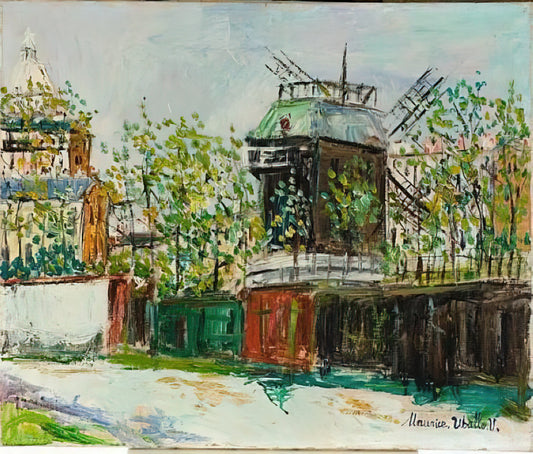 Maurice Utrillo on eBay: A Collector's Guide to Authenticity, Value, and Museum-Quality Alternatives - MOULIN DE LA GALETTE 4 by Maurice Utrillo