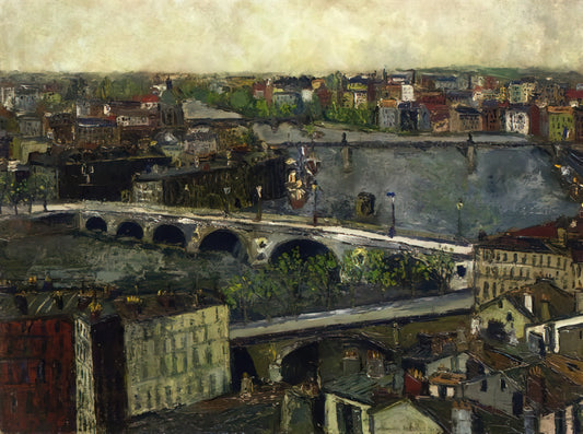 Maurice Utrillo: The Troubled Genius of Montmartre's Streets - THE BRIDGES OF TOULOUSE by Maurice Utrillo