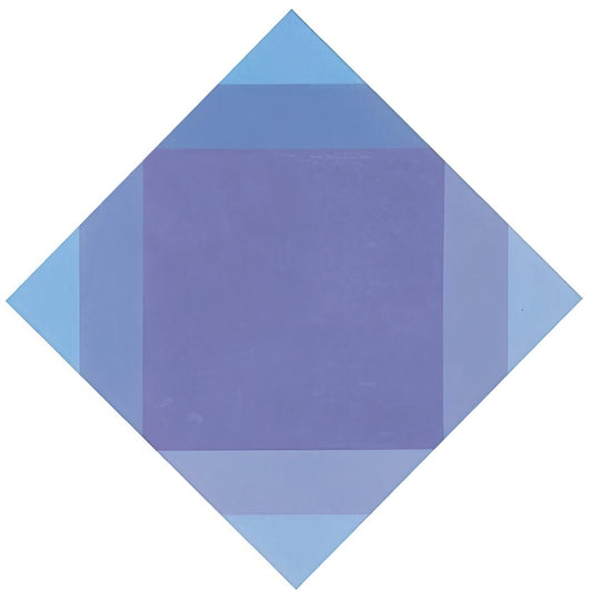 Max Bill: The Swiss Master of Concrete Art and Mathematical Aesthetics - Auflösung von lila - 1972 by Max Bill