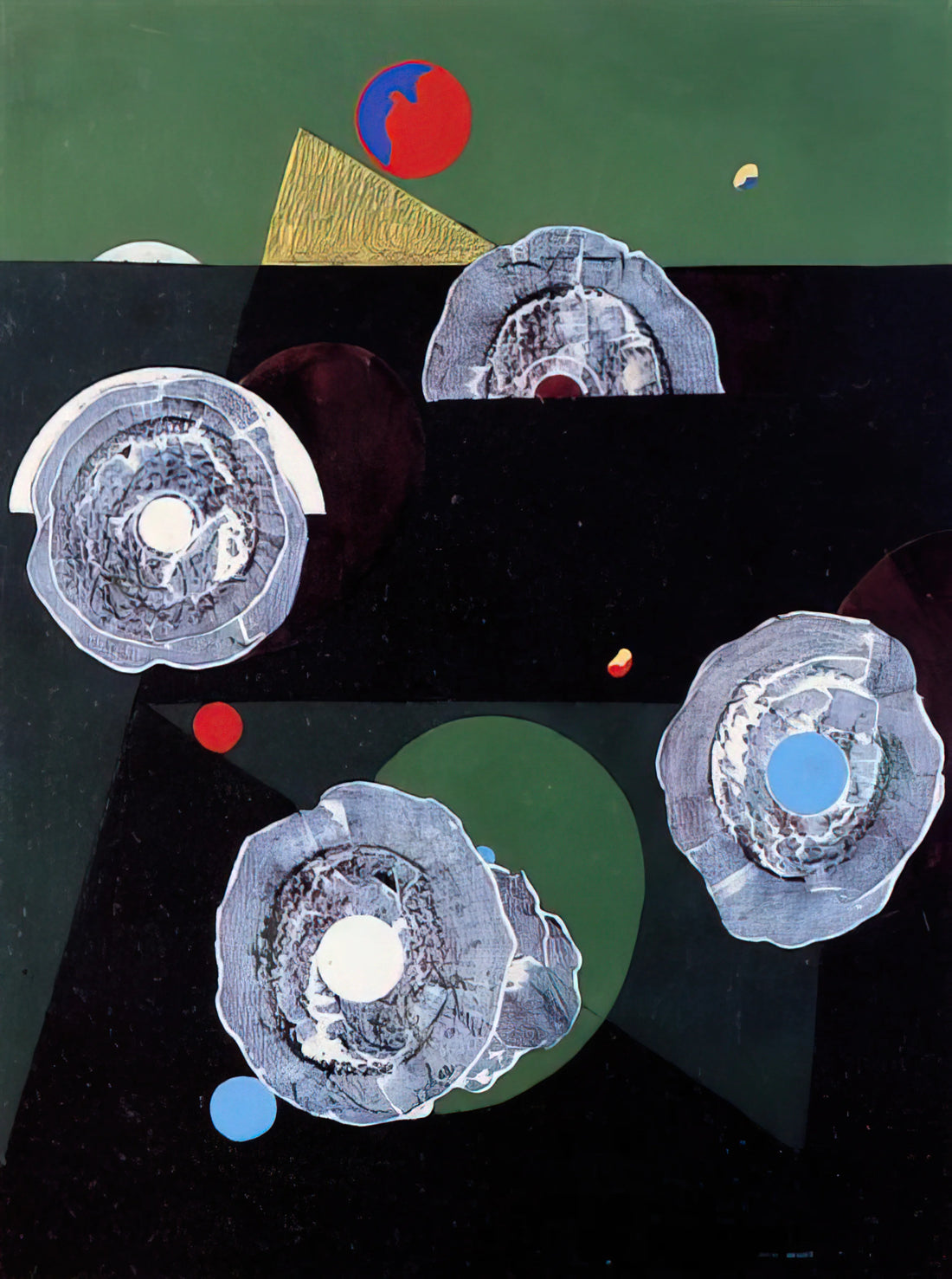 Max Ernst Gala: Exploring the Surrealist Master's Visionary Art Prints - Scallops flower by Max Ernst
