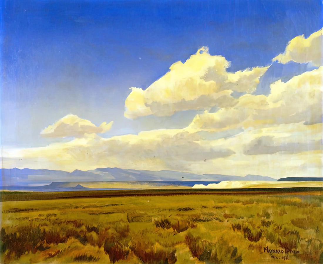 Maynard Dixon Reproductions: Capturing the Soul of the American West - WIND OF WYOMING 1936 by Maynard Dixon