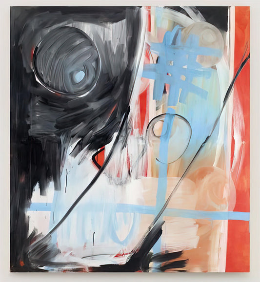 Michel Majerus Early Works: The Formative Years of a Digital Age Pioneer - MoM Block Nr. 6 - 1999 by Michel Majerus