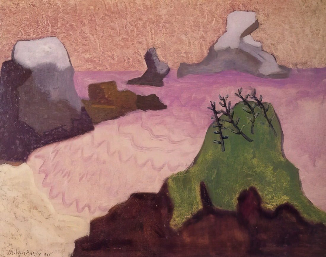 Milton Avery Art Prints: A Guide to the American Modernist's Colorful Legacy - Oregon Coast - 1947 by Milton Avery