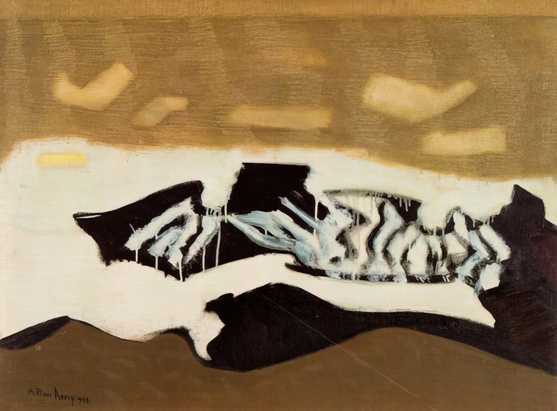 Milton Avery Art Prints: The Quiet American Modernist's Enduring Legacy - Breaking Sea - 1952 by Milton Avery